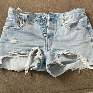 501 Levi shorts. Excellent condition. No stains worn once